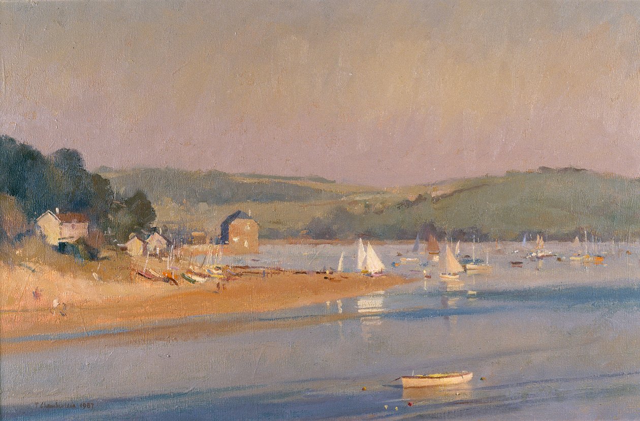 Teplý letní večer, Cornwall, 1987 od Trevor Chamberlain
