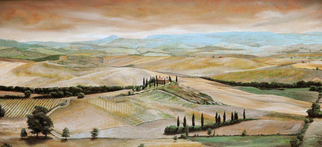 Belvedere, Toskánsko, 2001 od Trevor Neal