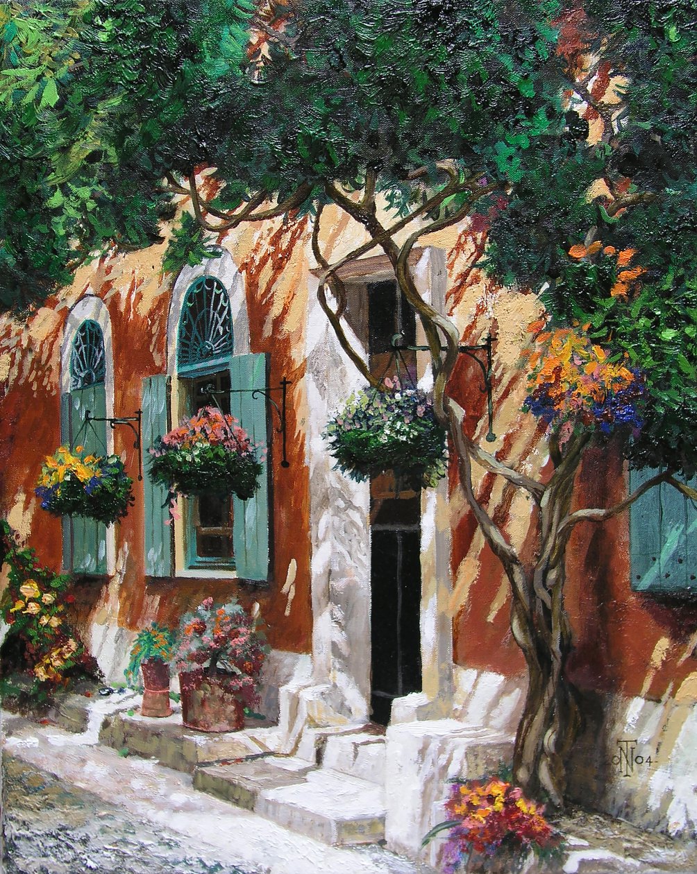 Dveře a okna, Pietrasanta, Toskánsko, 2000 od Trevor Neal