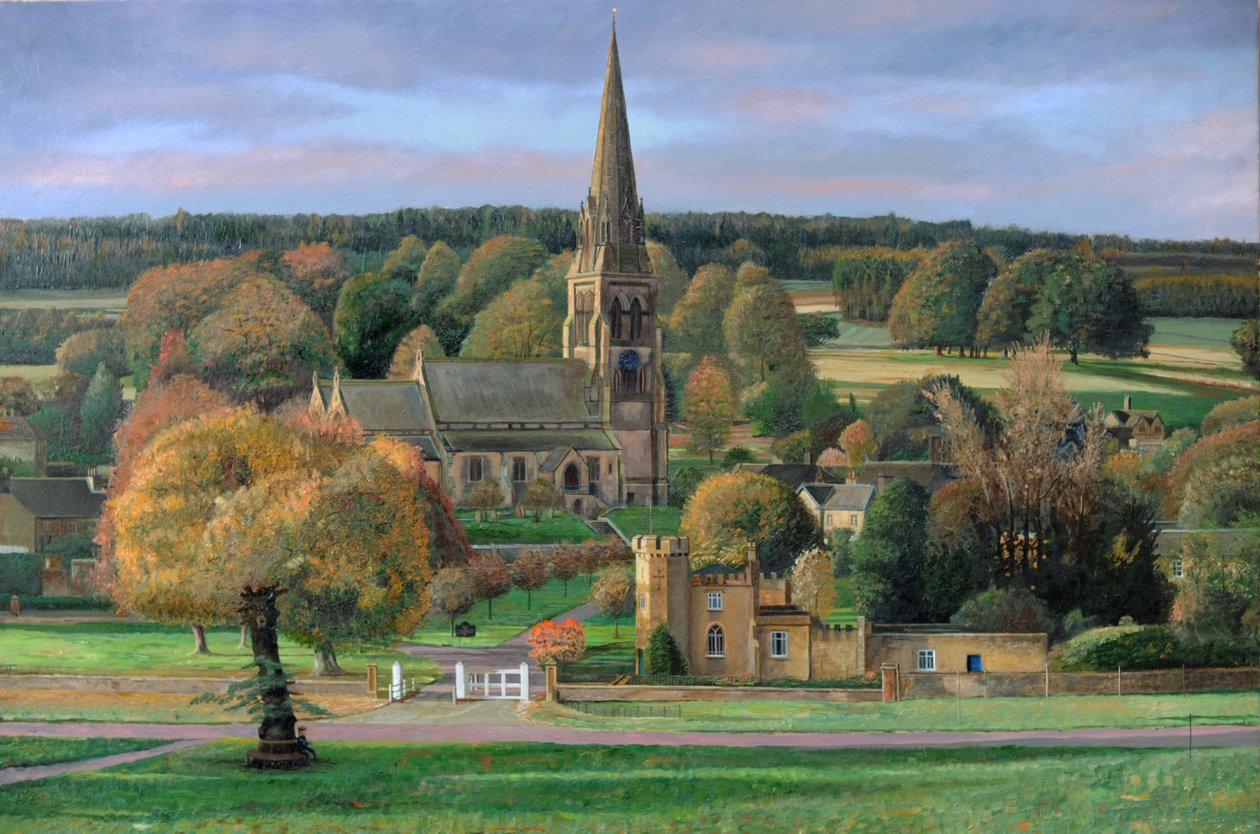 Edensor, Chatsworth Park, Derbyshire, 2009 od Trevor Neal