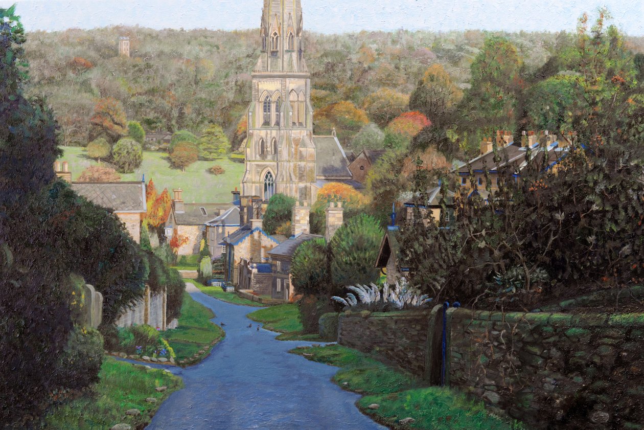 Edensor, Chatsworth Prak, Derbyshire, 2009 od Trevor Neal