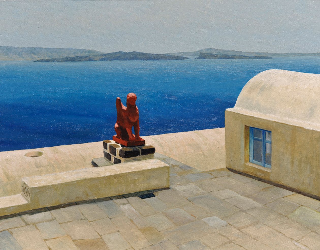 Santorini 6 od Trevor Neal