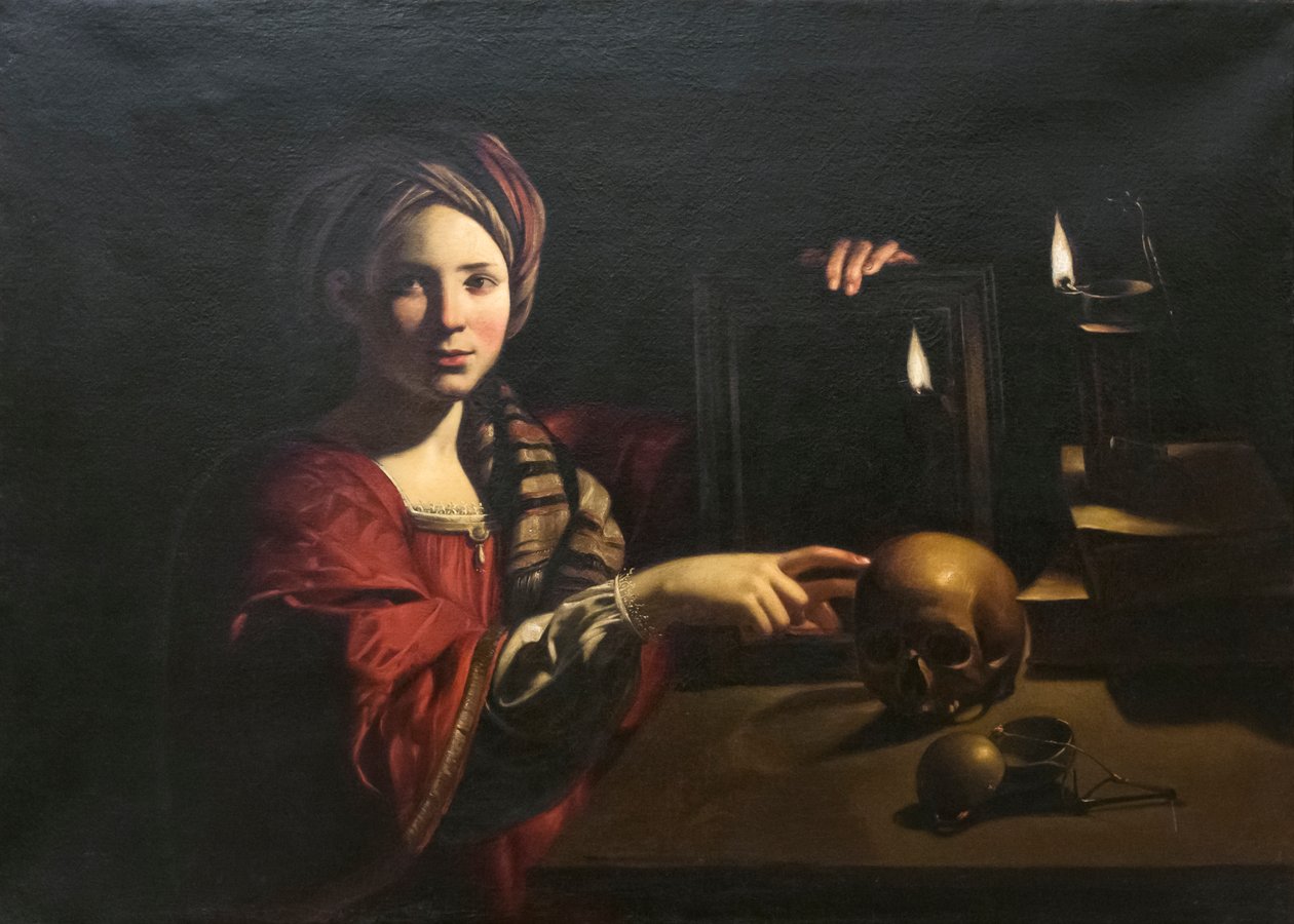 Vanitas, alegorie marnosti od Trophime Bigot