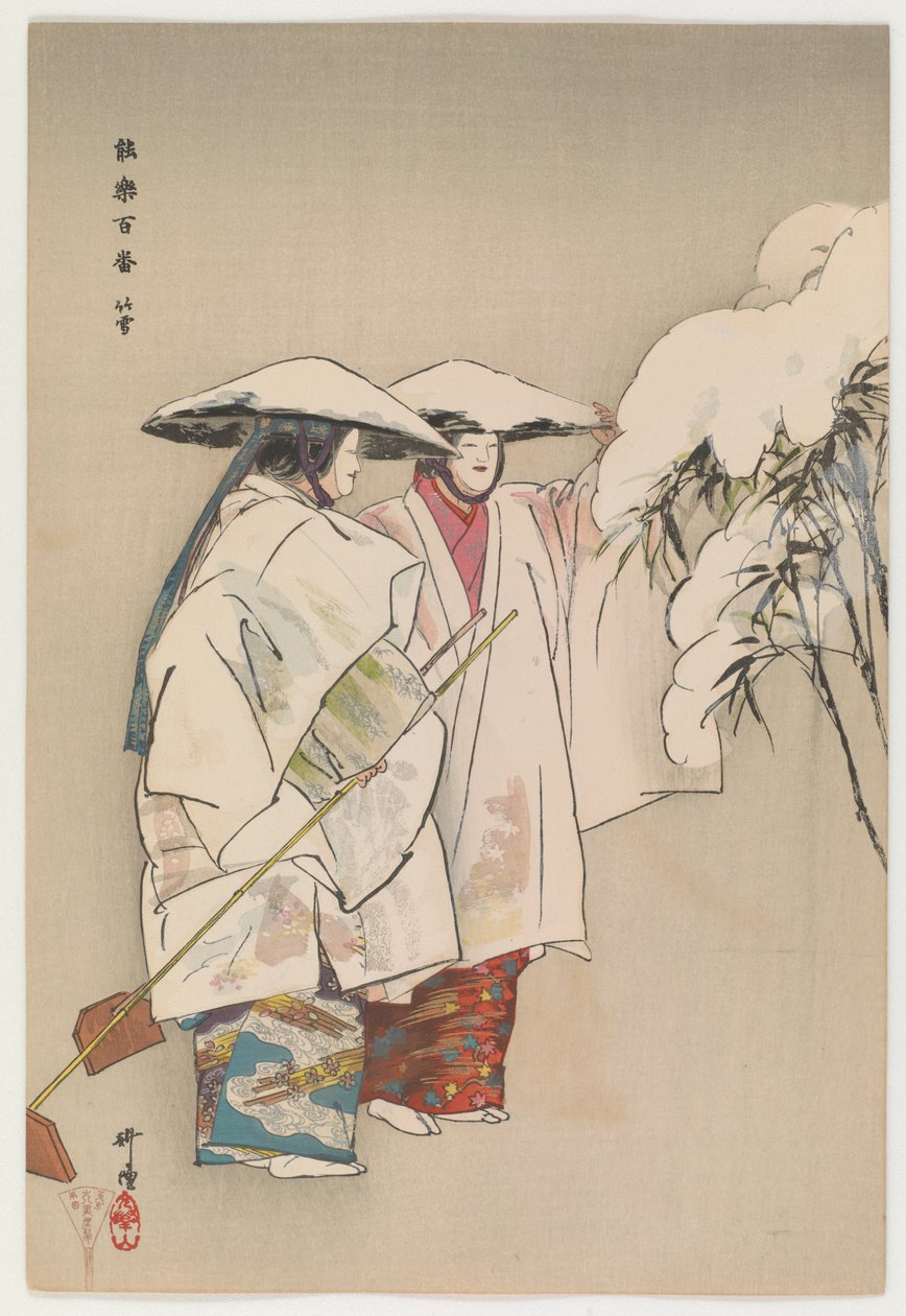 Takeyuki (barevný dřevěný tisk) od Tsukioka Kogyo