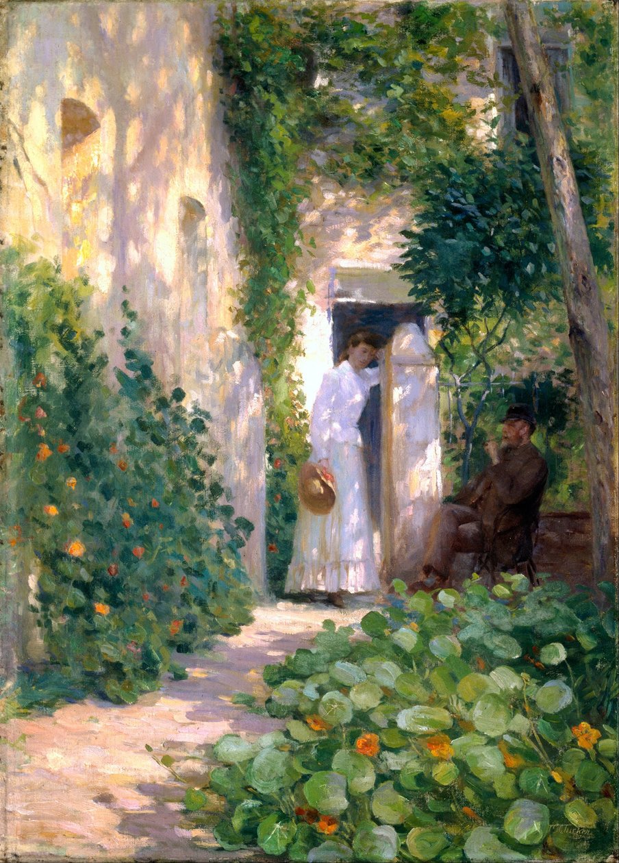 Nasturtiums, c. 1903 od Tudor St George Tucker