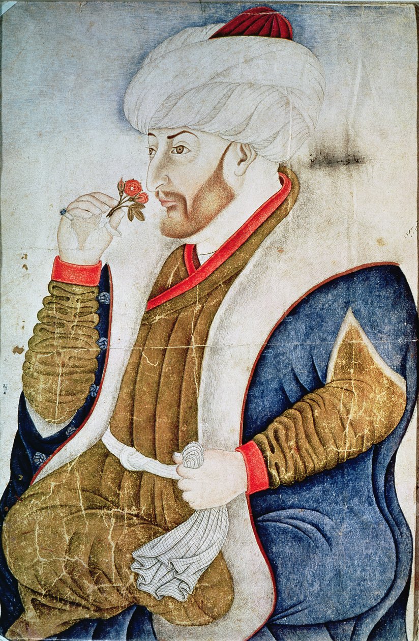 Portrét sultána Mehmeta II. (1432–1481) od Turkish School