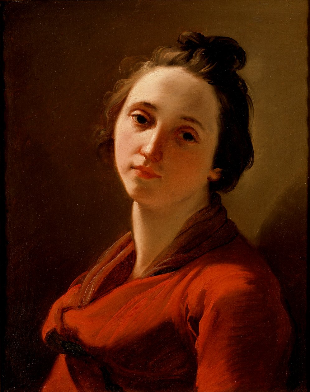 Hlava mladé ženy, 1775-1778 od Ubaldo Gandolfi