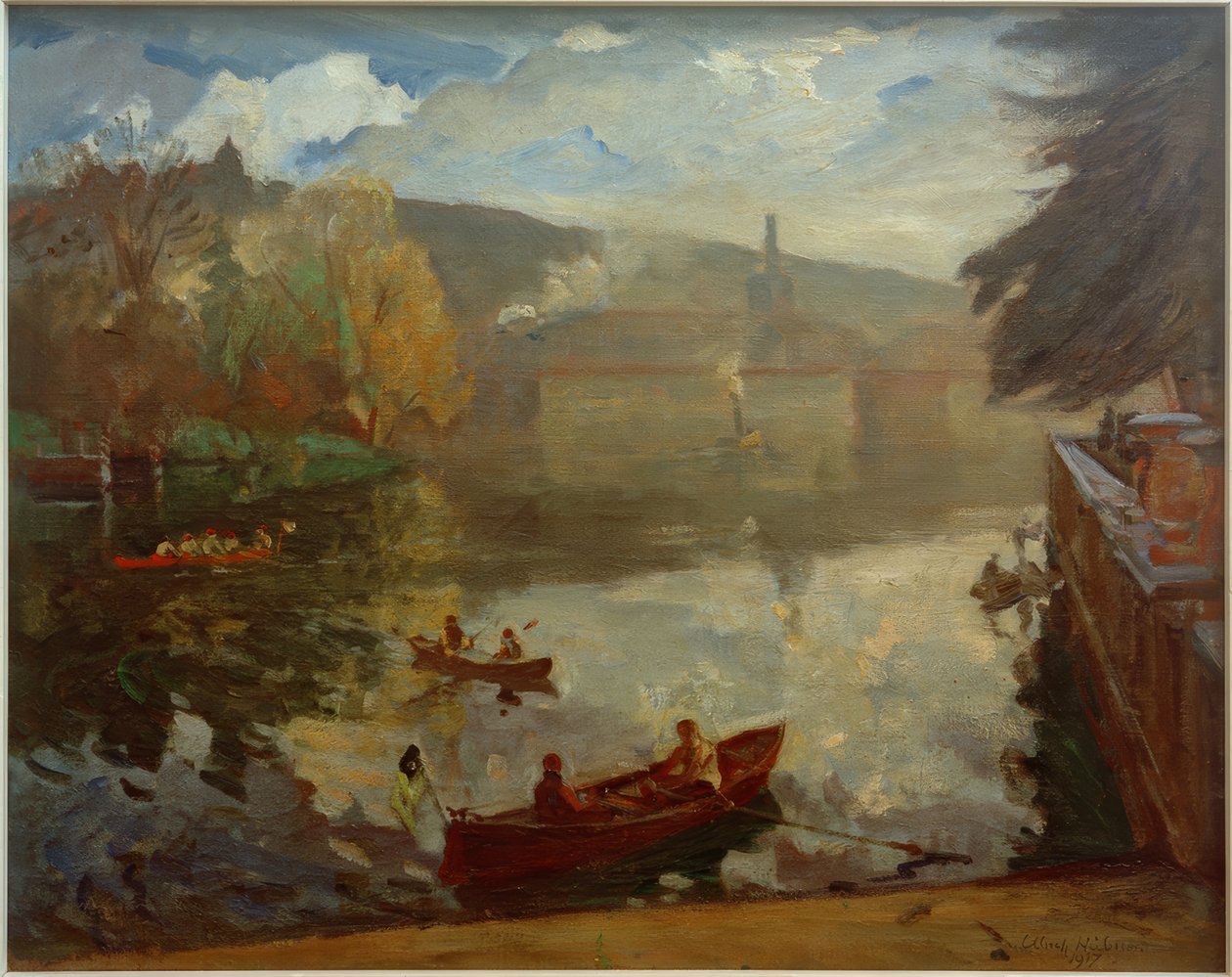 Die Havel bei Postdam od Ulrich Hubner