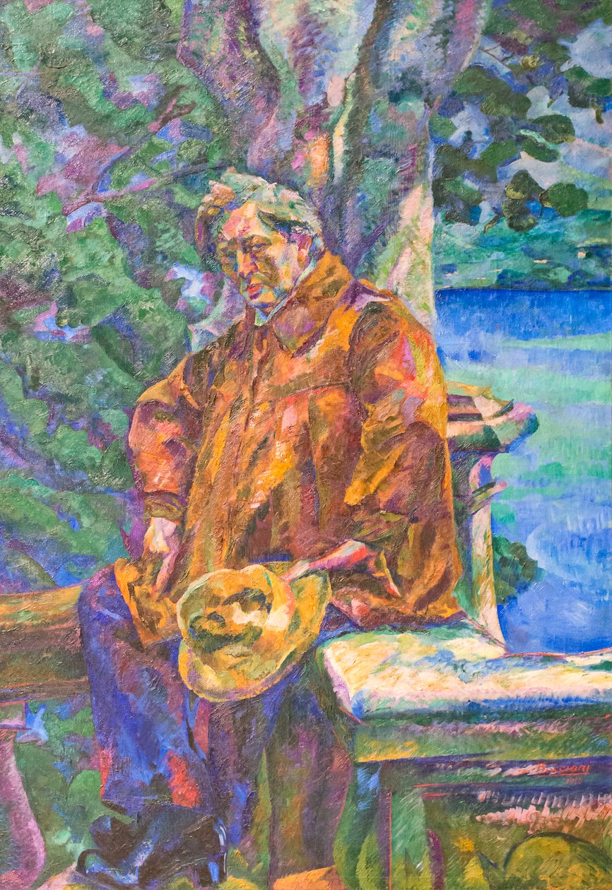 Portrét Ferruccia Busoniho od Umberto Boccioni