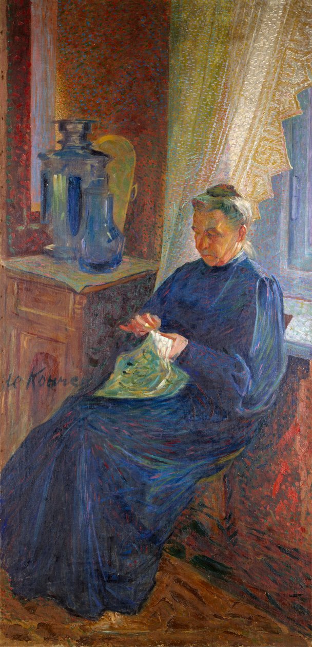 Portrét Madame Sophie Popoff od Umberto Boccioni