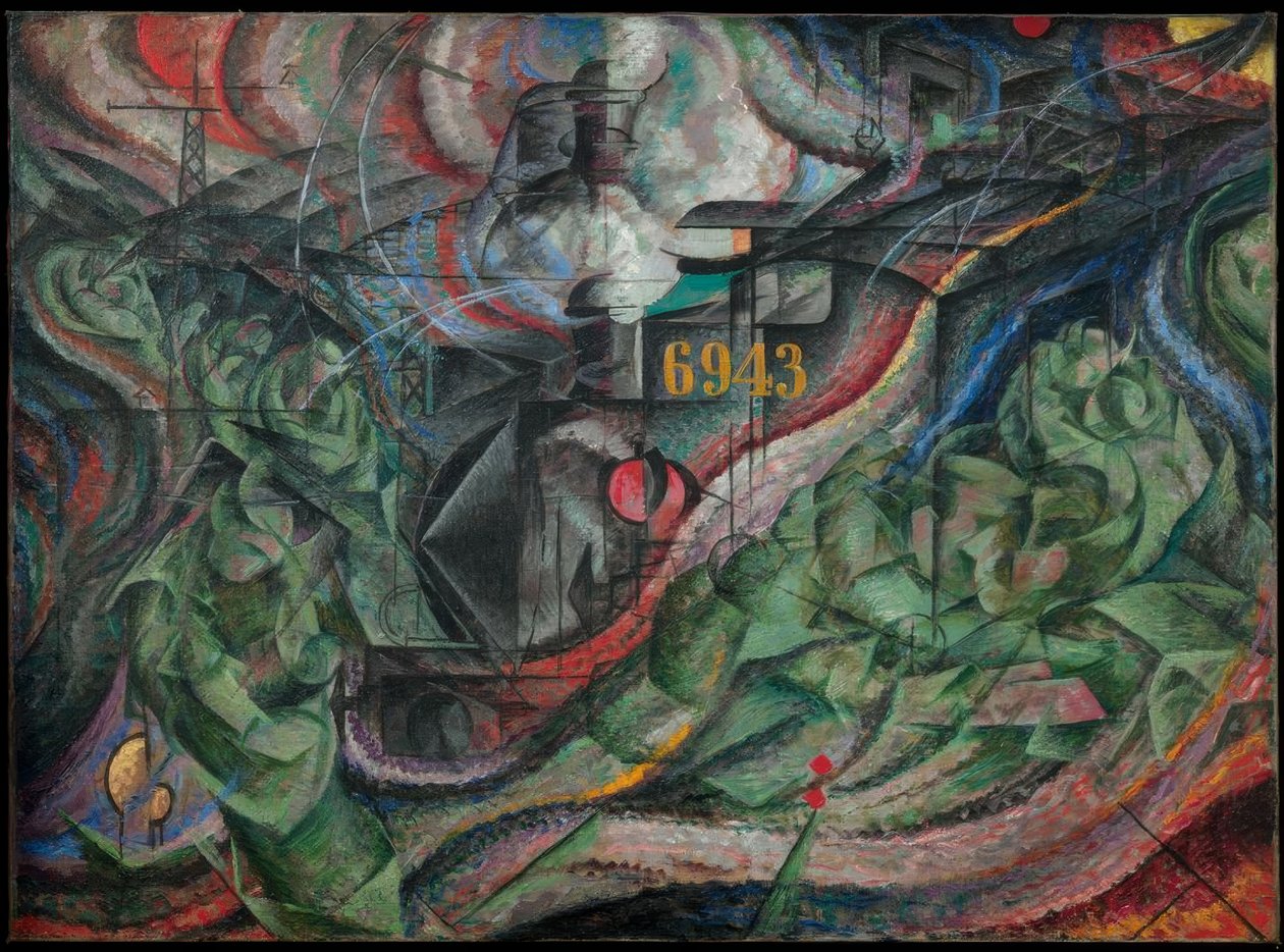 Stavy duše II - Loučení od Umberto Boccioni