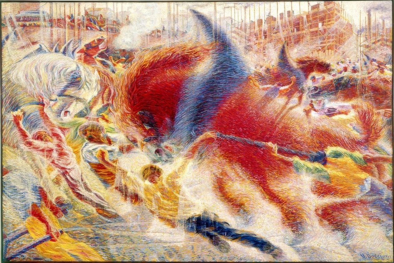 Město se zvedá od Umberto Boccioni