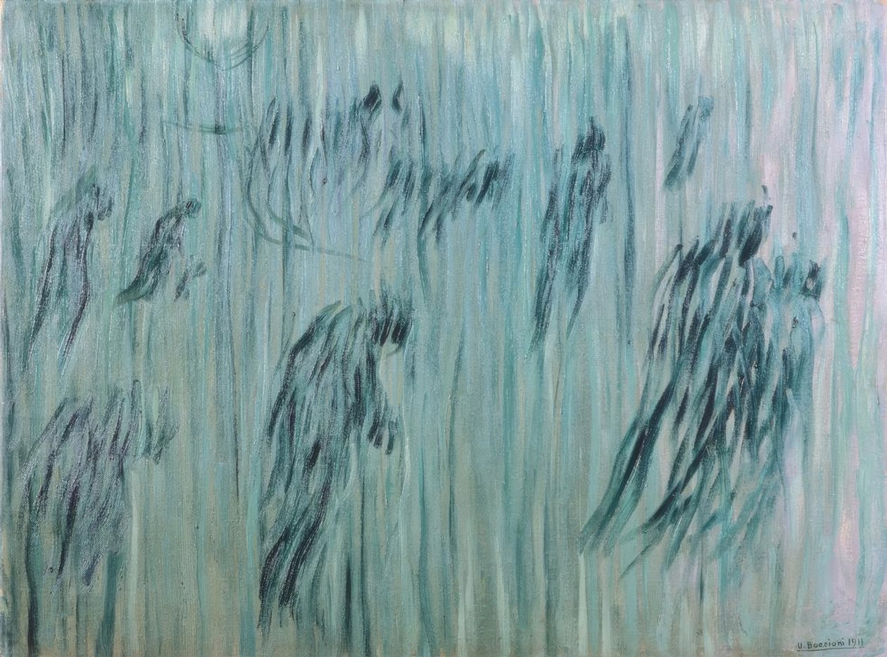 Ti, kteří zůstanou, 1911, od Umberto Boccioni