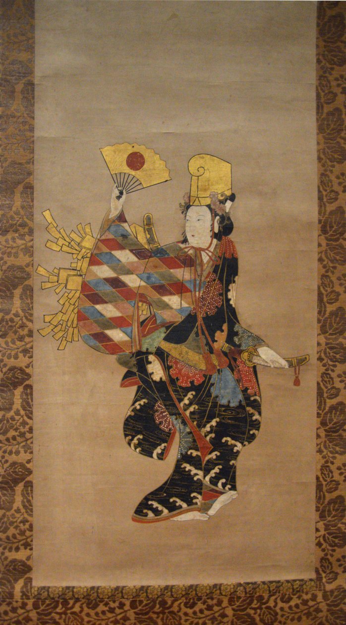 Herec Kabuki. Kakémono. Edo éra od Unbekannt Unbekannt