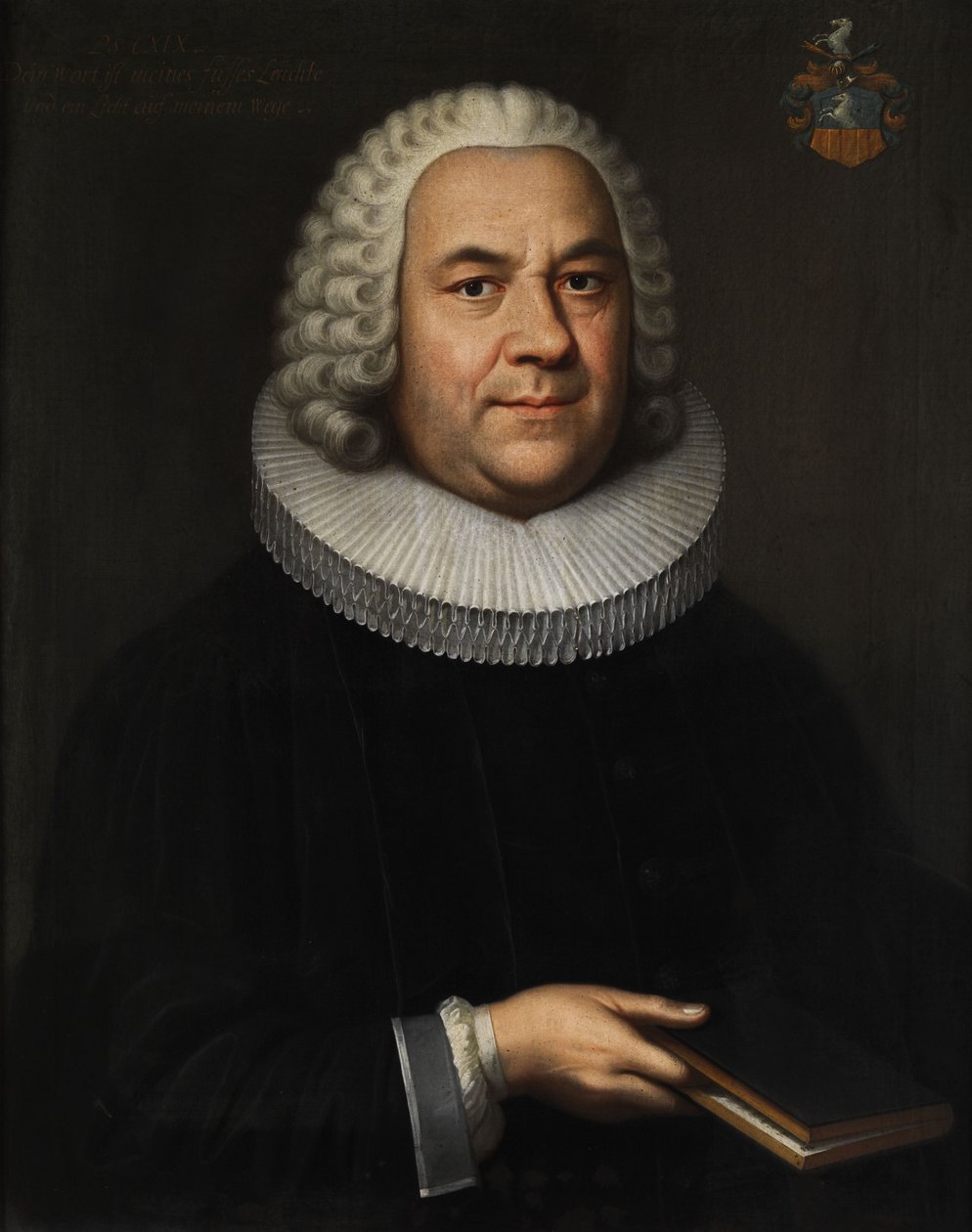 Portrét teologa Jeremiase Friedricha Reusse (1700–1777), profesora teologie v Kodani. od Unbekannt Unbekannt