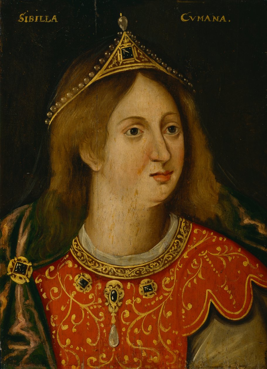 Britská škola - Cumanan Sibyl od Unbekannt Unbekannt