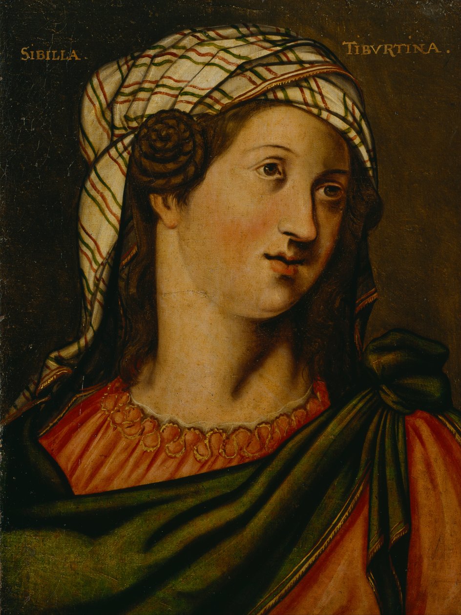 Britská škola - Tiburtine Sibyl od Unbekannt Unbekannt