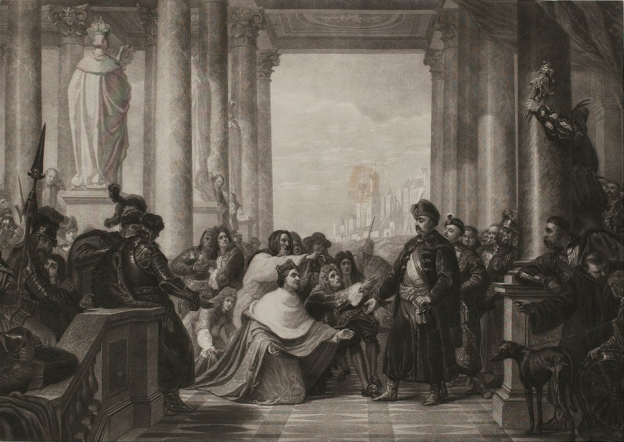 Hrabě Wilczek prosil Jana III. Sobieského o pomoc ve Vídni od Unbekannt Unbekannt