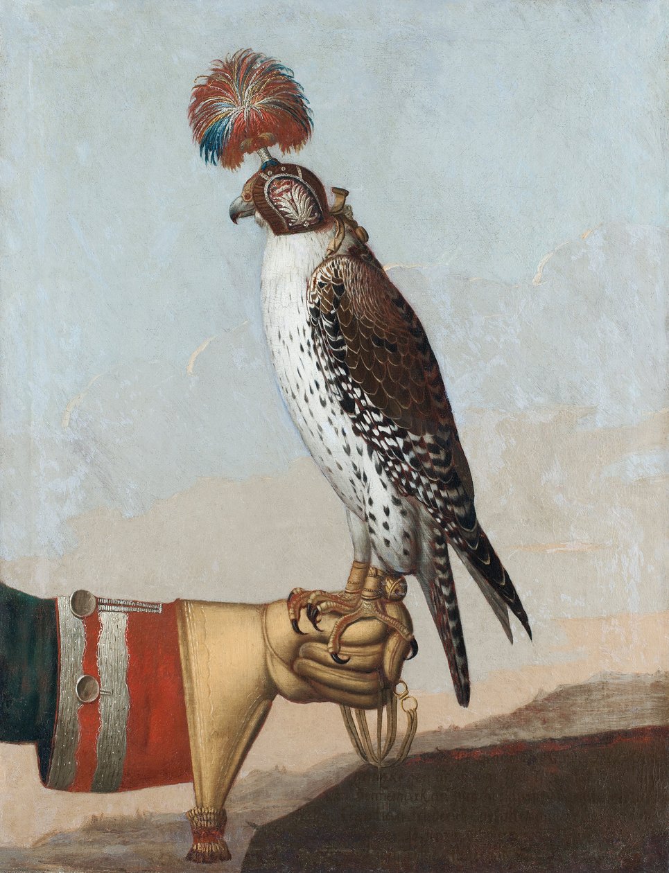 Islandský gyrfalcon od Unbekannt Unbekannt