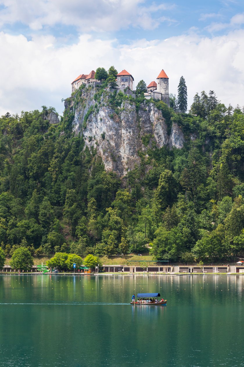Bledské jezero, Slovinsko. od Unbekannt Unbekannt