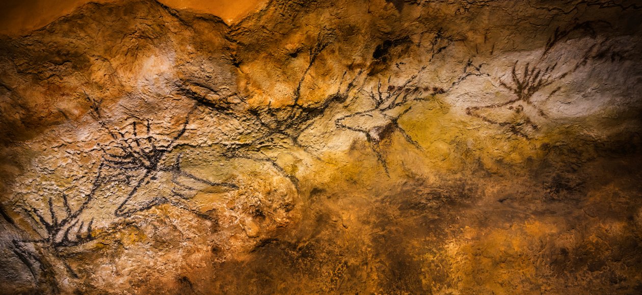 Jeskynní malba Lascaux, Bordeaux, Francie od Unbekannt Unbekannt