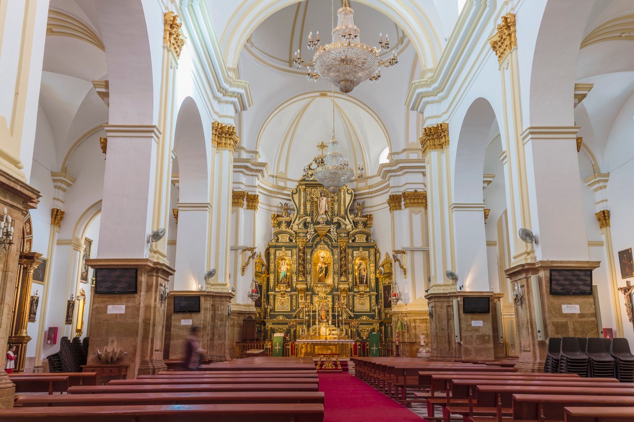 Marbella, Costa del Sol, Španělsko. Kostel. od Unbekannt Unbekannt