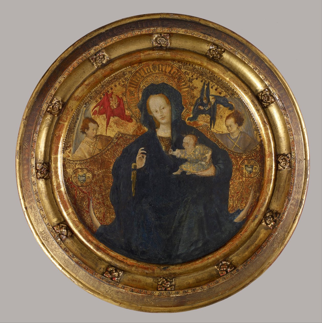 Netherlandish - Madonna s Kristem Child Writing od Unbekannt Unbekannt