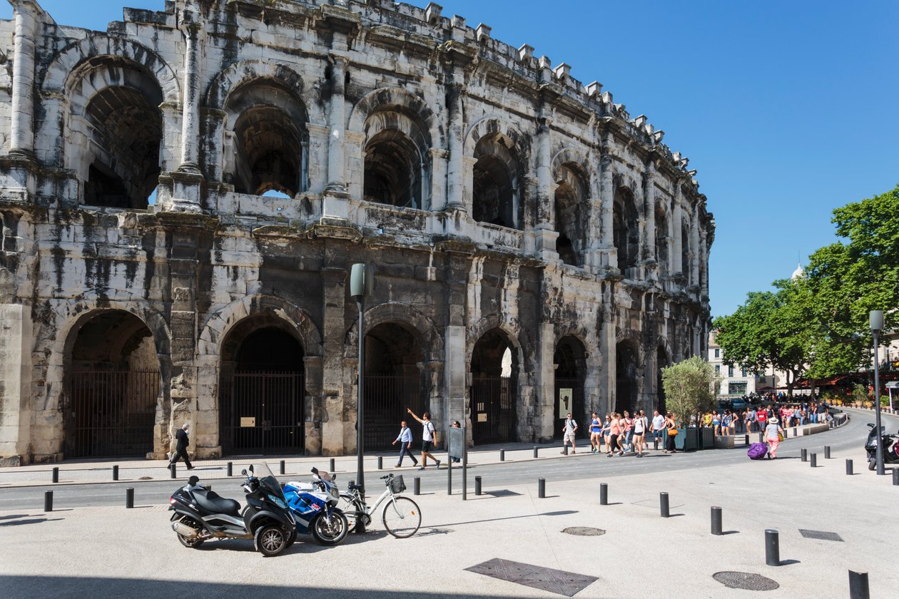 Nimes, Francie. Římský amfiteátr. od Unbekannt Unbekannt