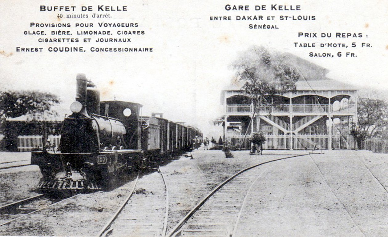 Pohlednice stanice v Kelle, c.1908 od Unbekannt Unbekannt