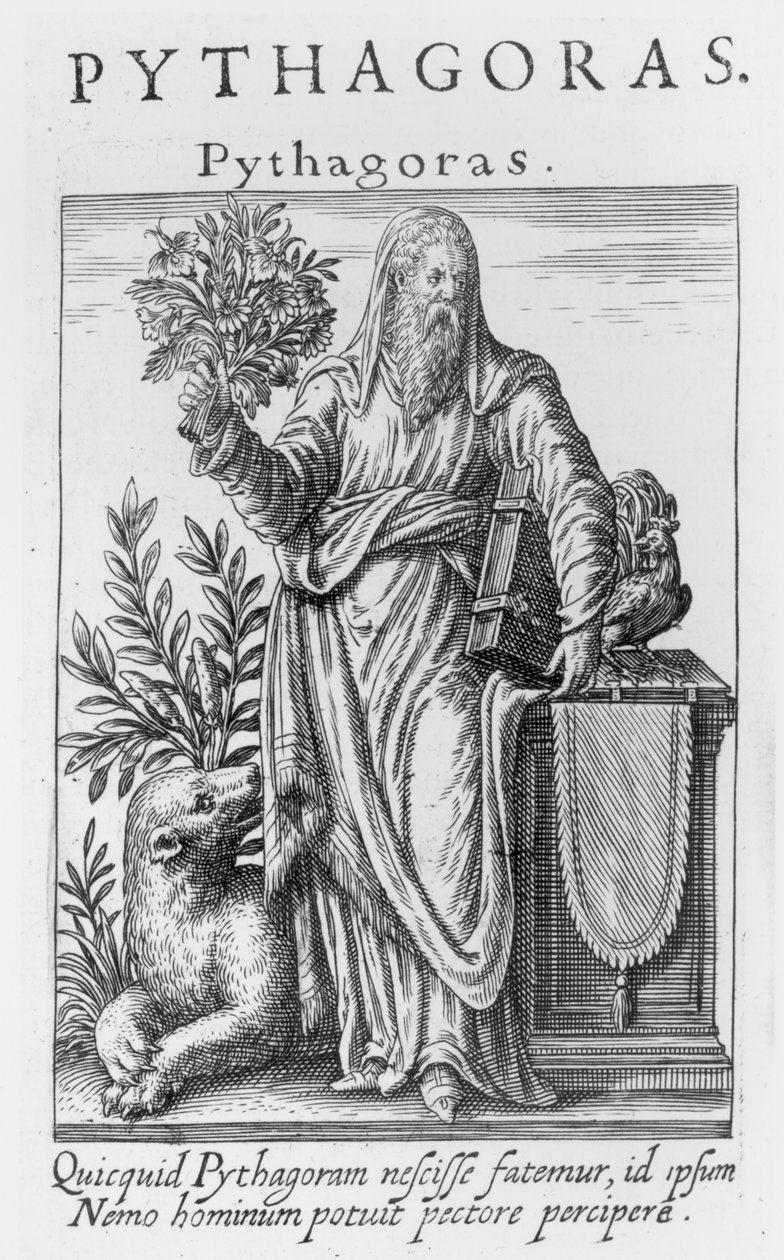 Pythagoras (cca 580-cca 500 př.nl) od Unbekannt Unbekannt