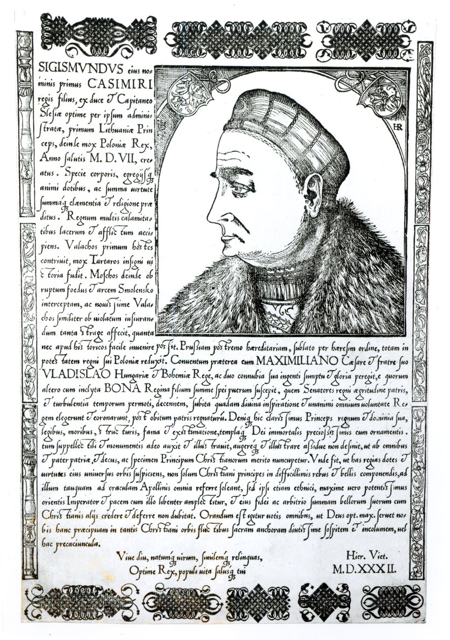 Zikmund I. (1467-1548), 1532 od Unbekannt Unbekannt