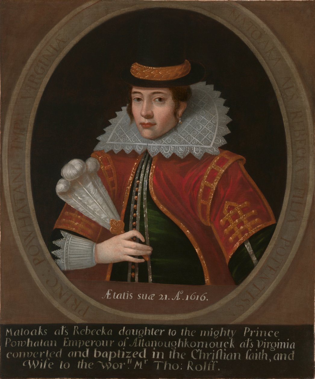 Neidentifikovaný umělec - Pocahontas od Unbekannt Unbekannt