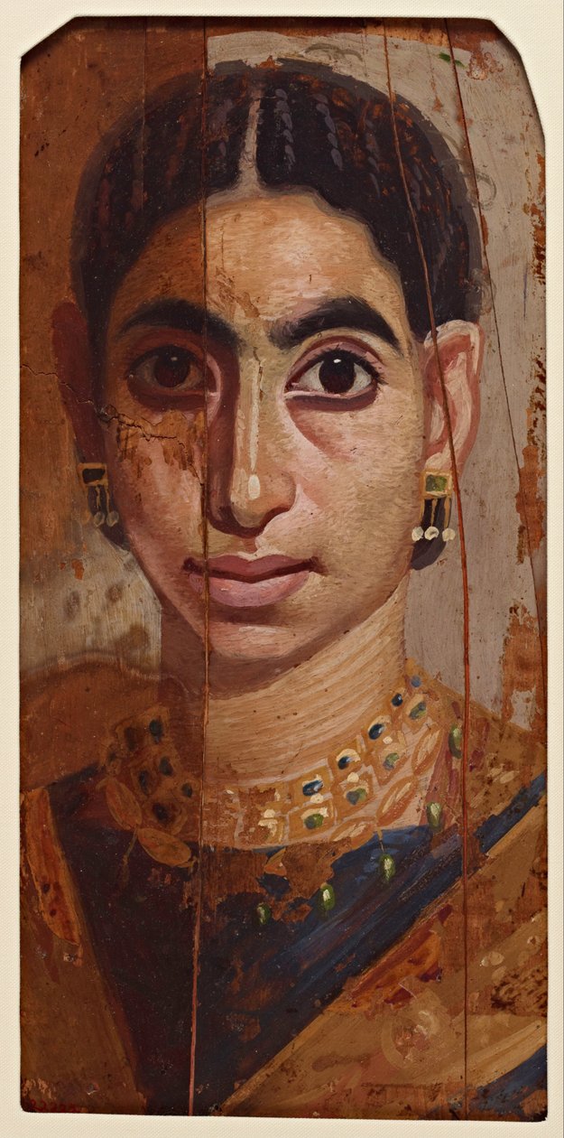 Neznámý, Egypt - portrét ženy od Unbekannt Unbekannt