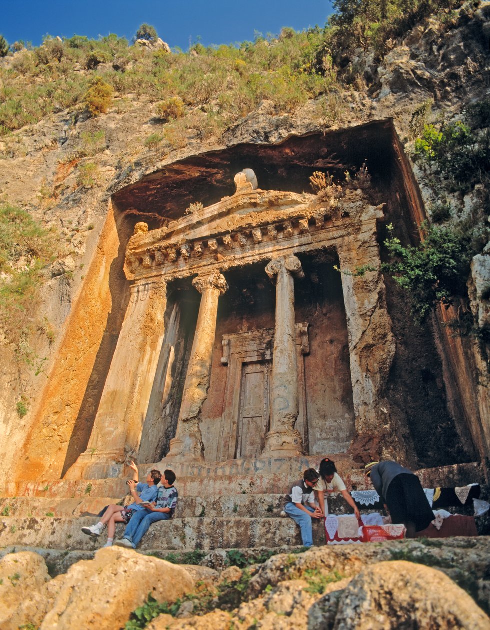 Pohled na skalní hrob (foto) od Unbekannt Unbekannt
