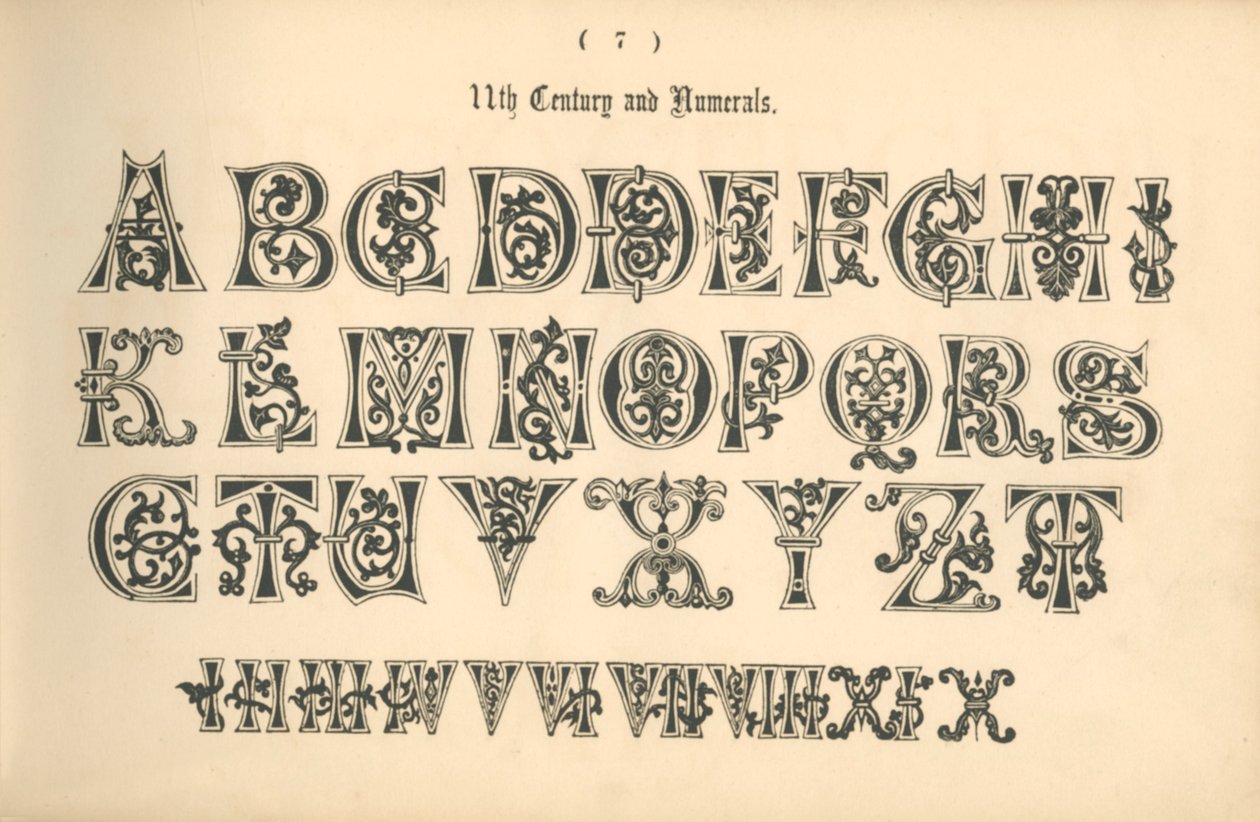 11. století a číslice, 1862 od Unbekannt