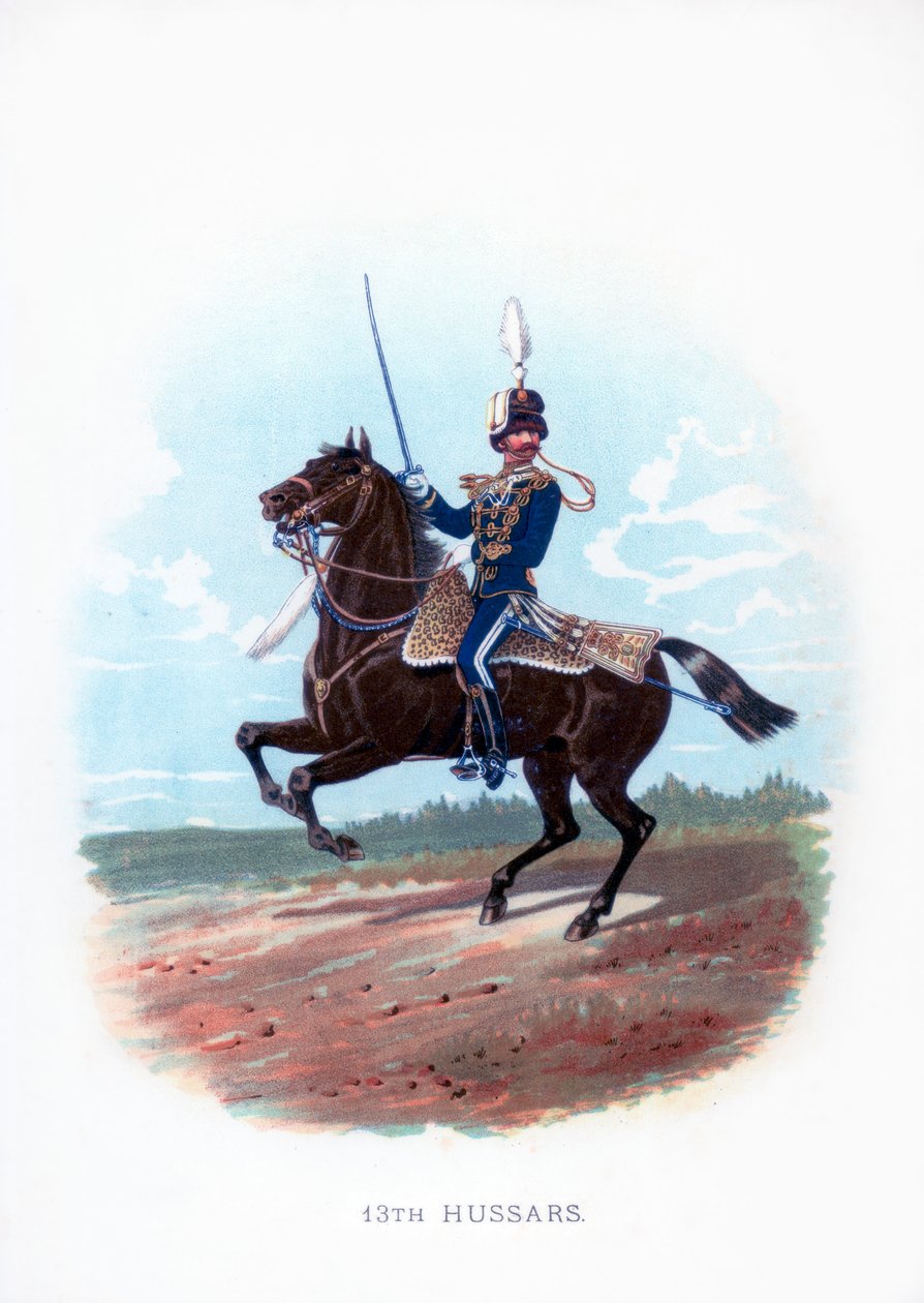 13. husaři, 1889 od Unbekannt