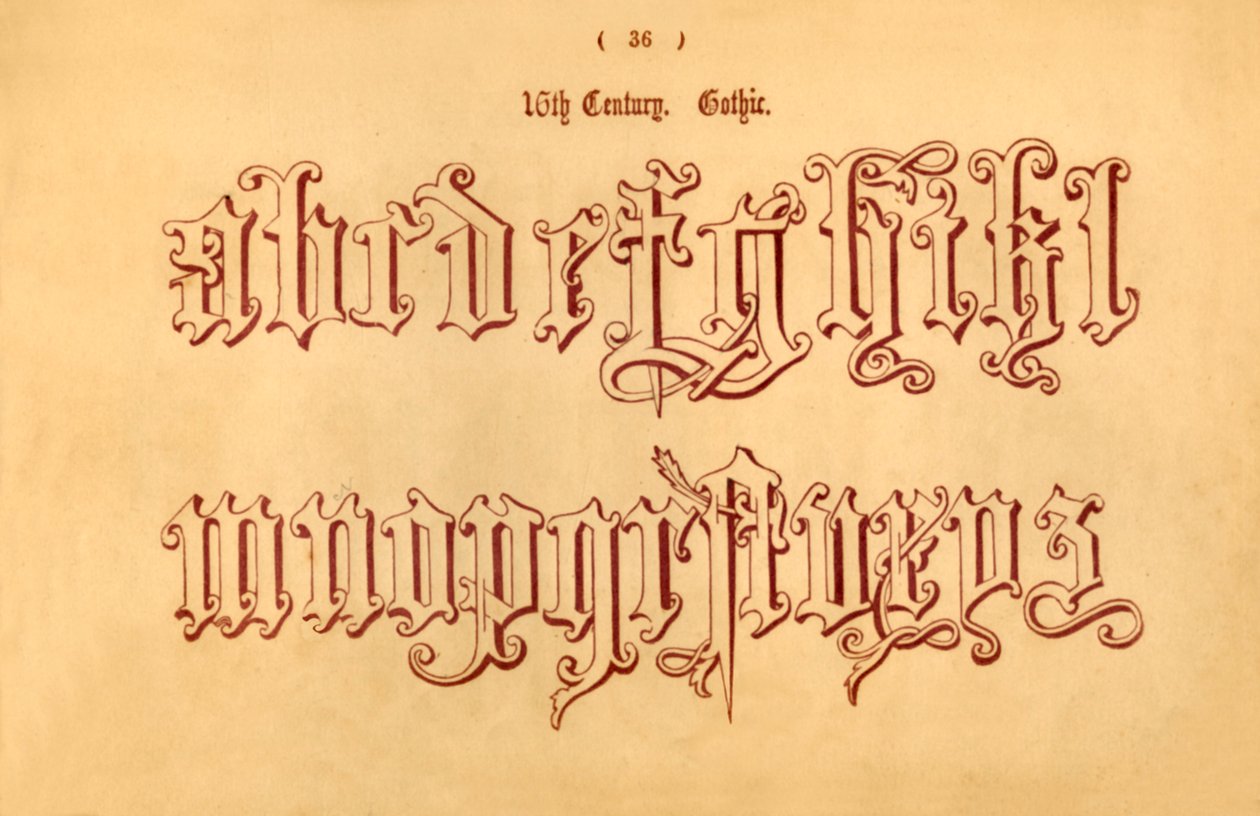 16. století. gotika, 1862 od Unbekannt