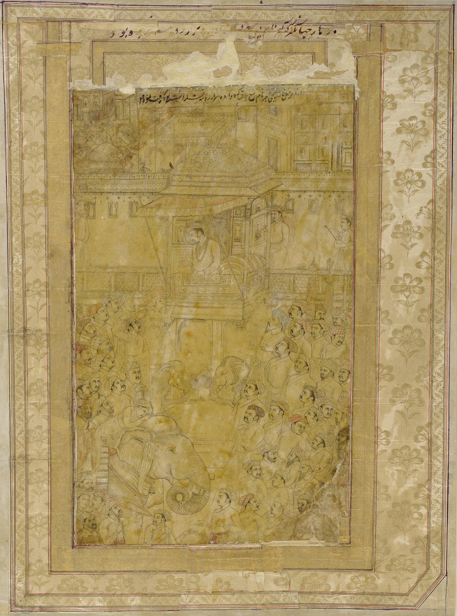 Darbar of Jahangir, počátek 17. století. od Unbekannt