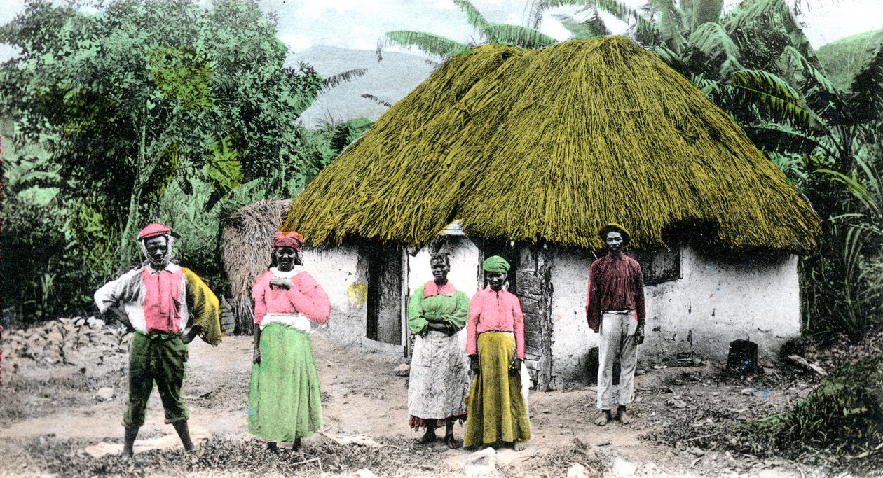 Jamajská vesnice, 1900 od Unbekannt