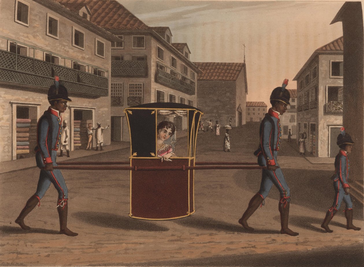 Dáma jde na návštěvu, 1816. od Unbekannt