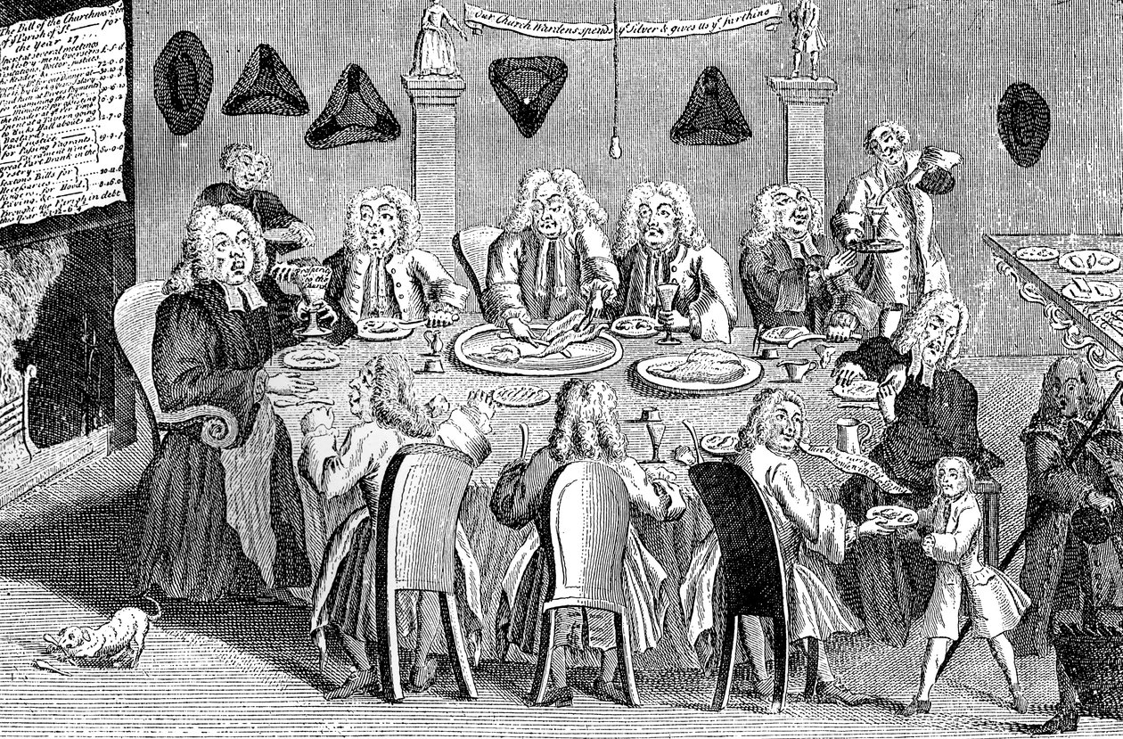 Farní hostina, 1741 od Unbekannt