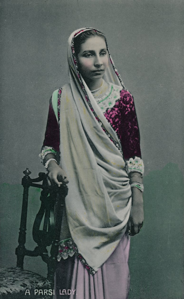 A Parsi Lady, c1930. od Unbekannt