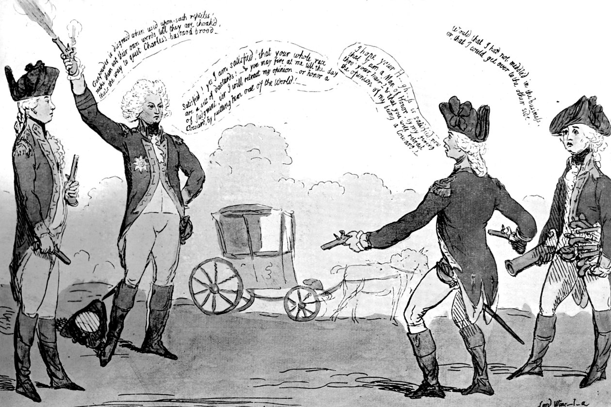 Princ a Poltroon, 1789 od Unbekannt