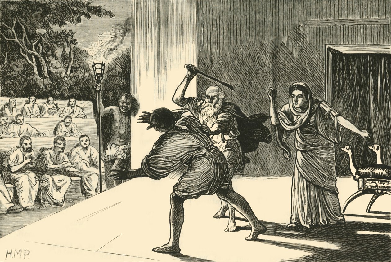 Římská komedie, 1890. od Unbekannt
