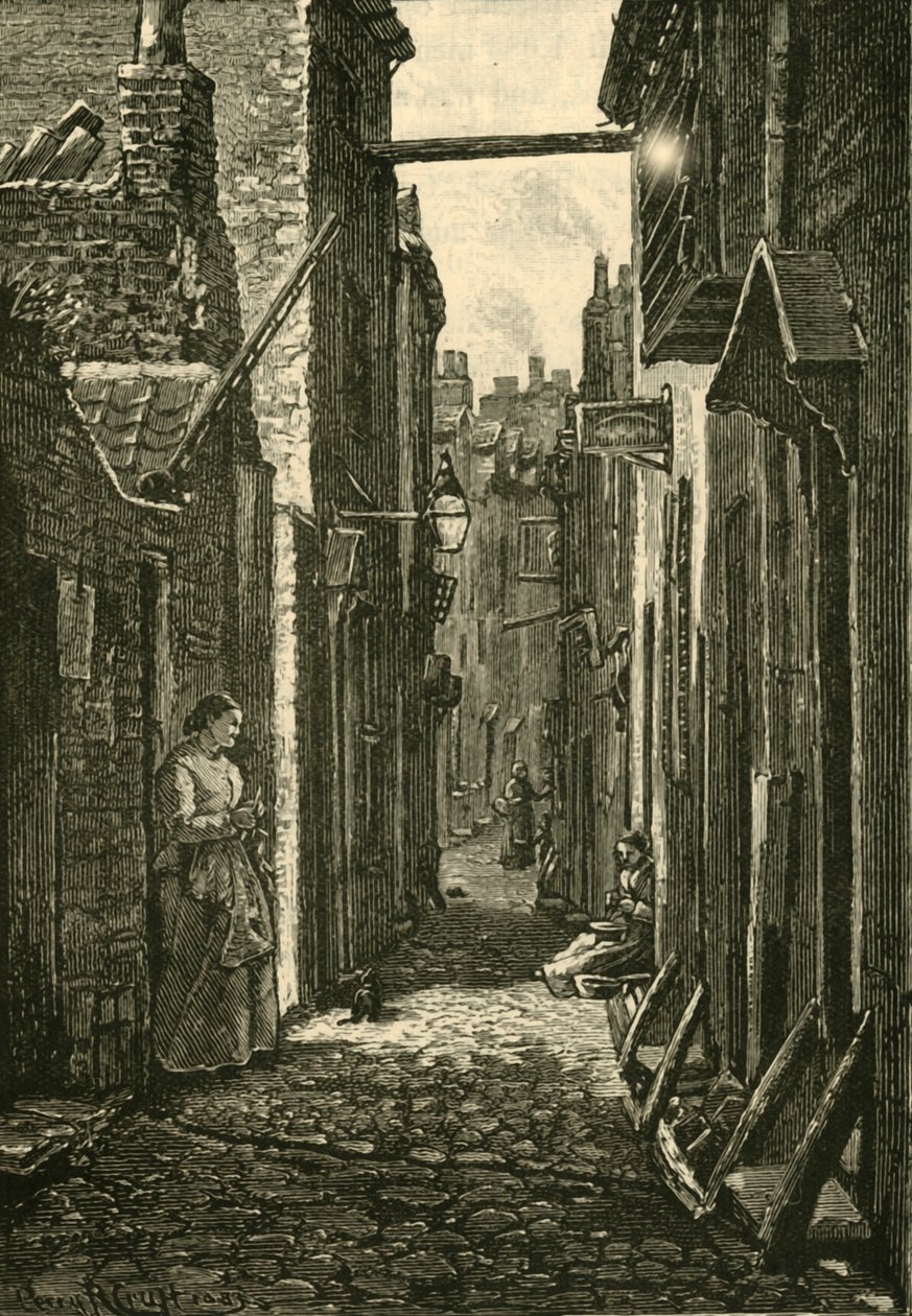 A Row, Yarmouth, 1898. od Unbekannt
