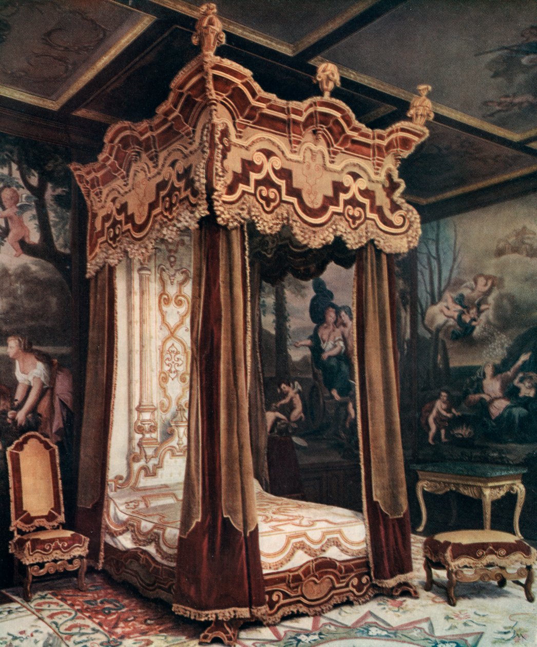 Královská postel, 1910 od Unbekannt