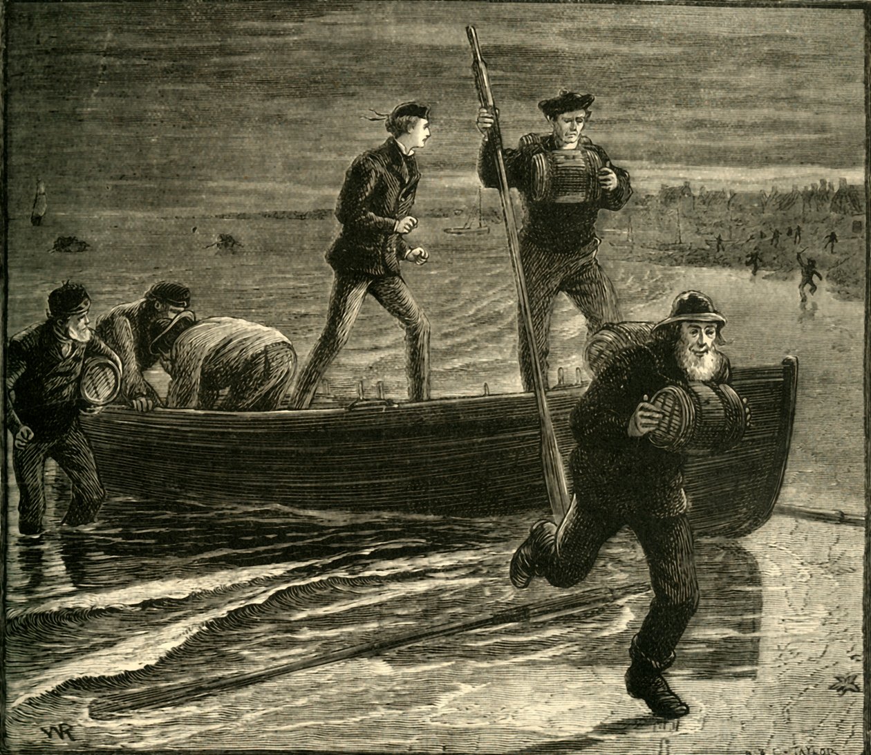 Pašerácká expedice, 1881. od Unbekannt