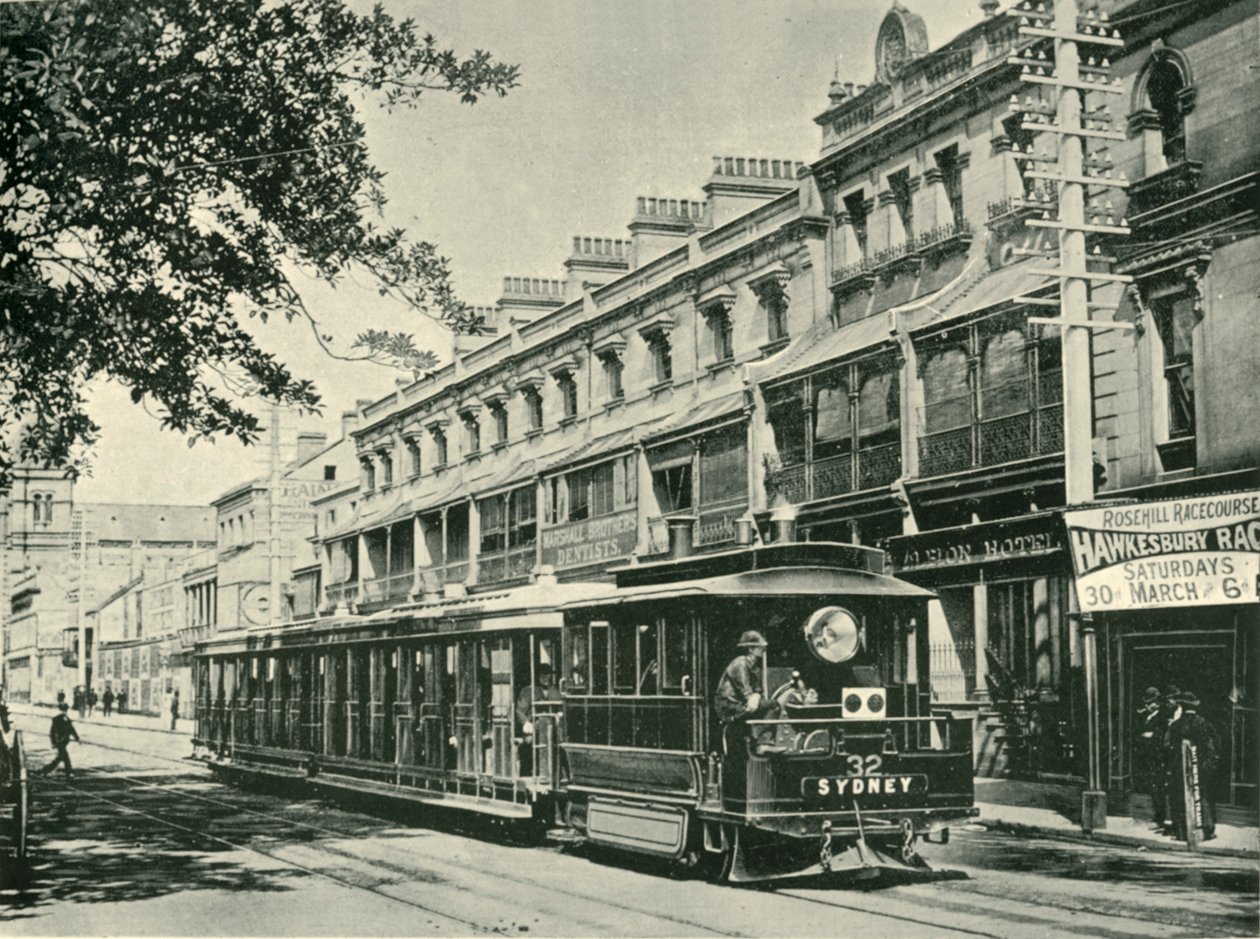 Parní tramvaj v Sydney, 1901. od Unbekannt