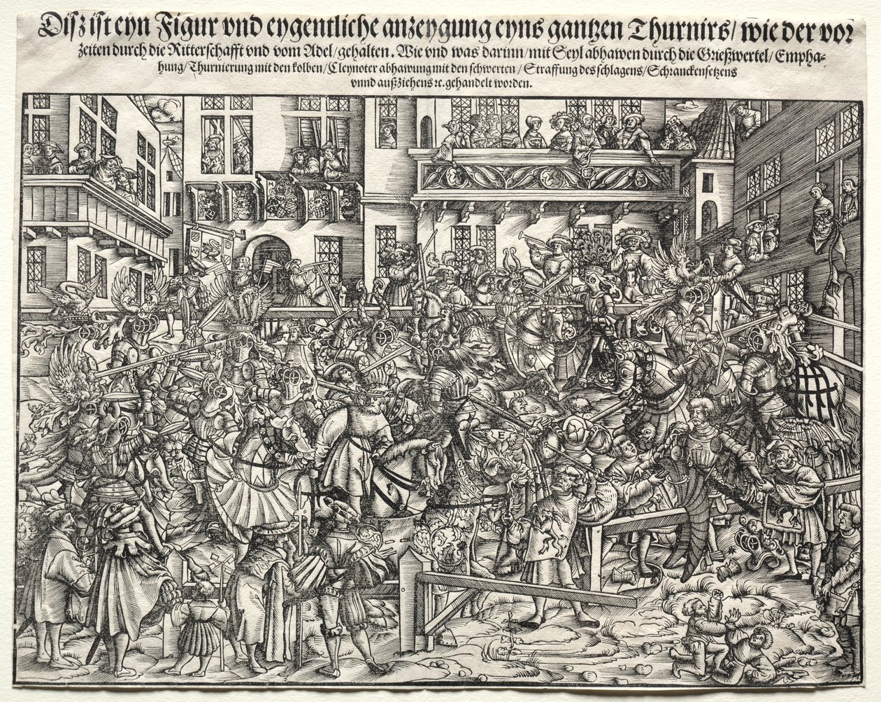 Turnaj, 1500s. od Unbekannt