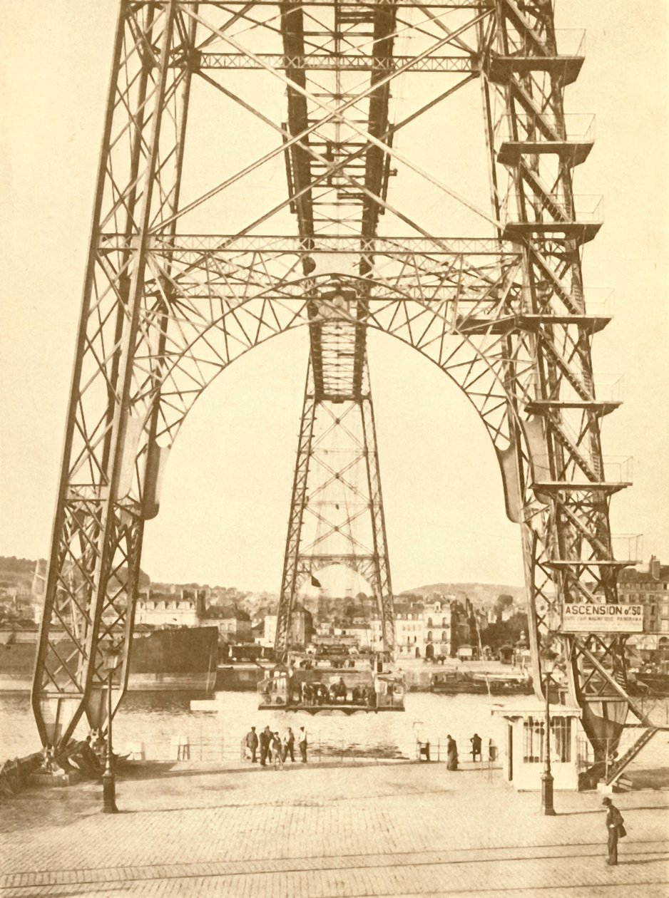Transportní most v Rouenu, c1930. od Unbekannt